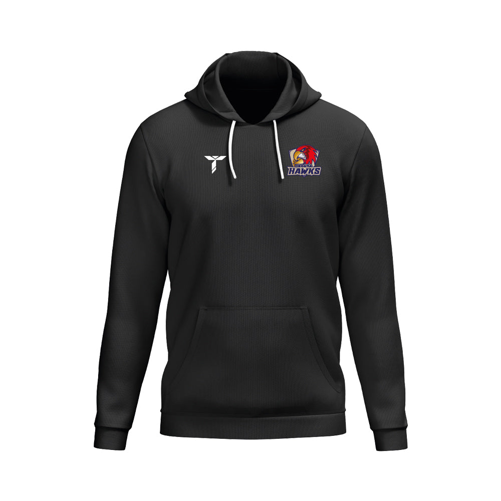 Hoodie Tridias Performance x Croatia Hawks Schwarz