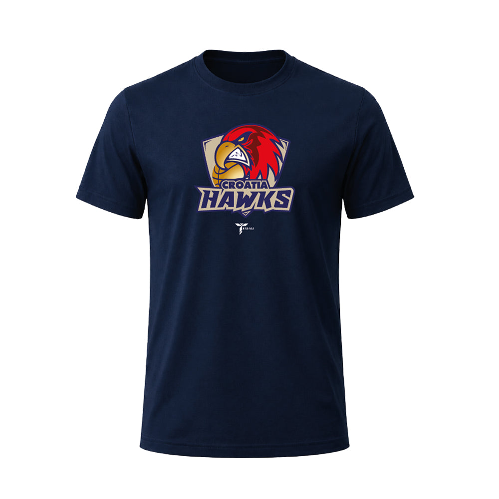 Round Neck Shirt Tridias Basic Croatia Hawks Logo