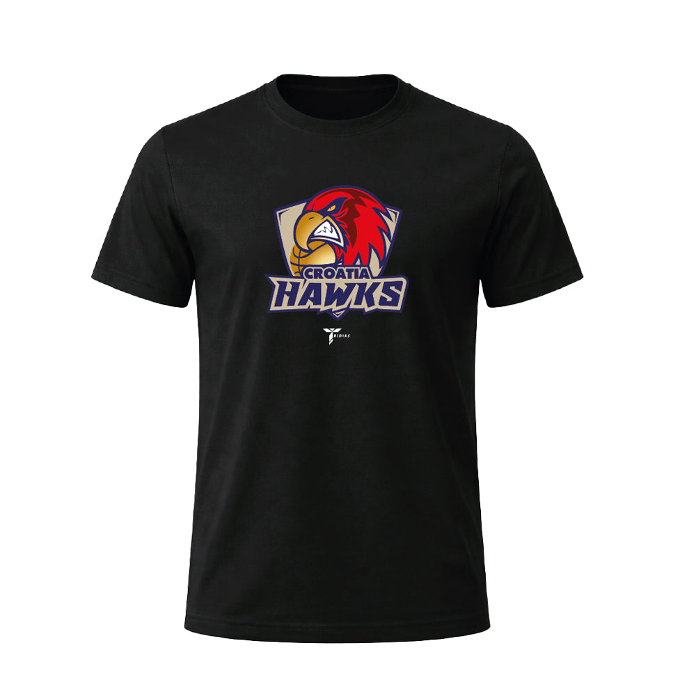 Round Neck Shirt Tridias Basic Croatia Hawks Logo