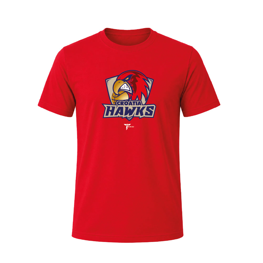 Round Neck Shirt Tridias Basic Croatia Hawks Logo
