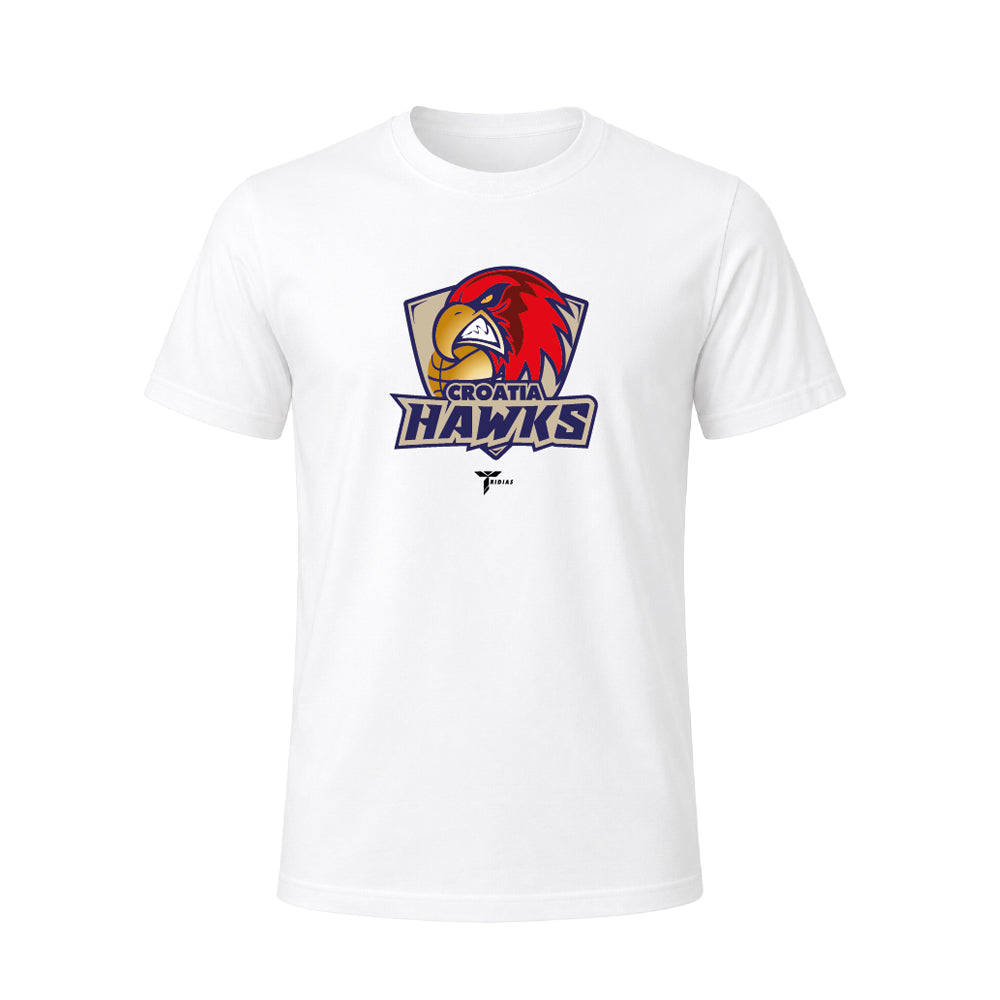 Round Neck Shirt Tridias Basic Croatia Hawks Logo