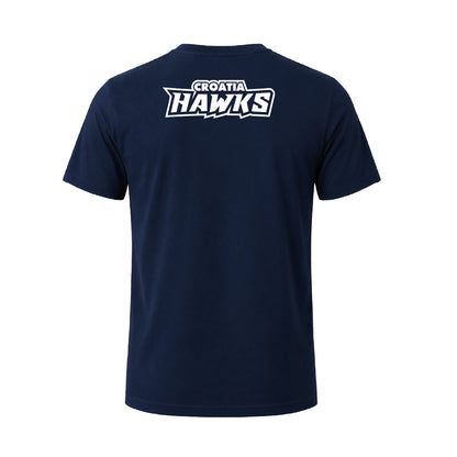 Round Neck Shirt Tridias Basic Croatia Hawks